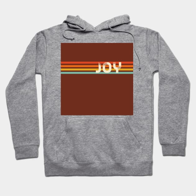 Retro Christmas Joy Hoodie by KathrinLegg